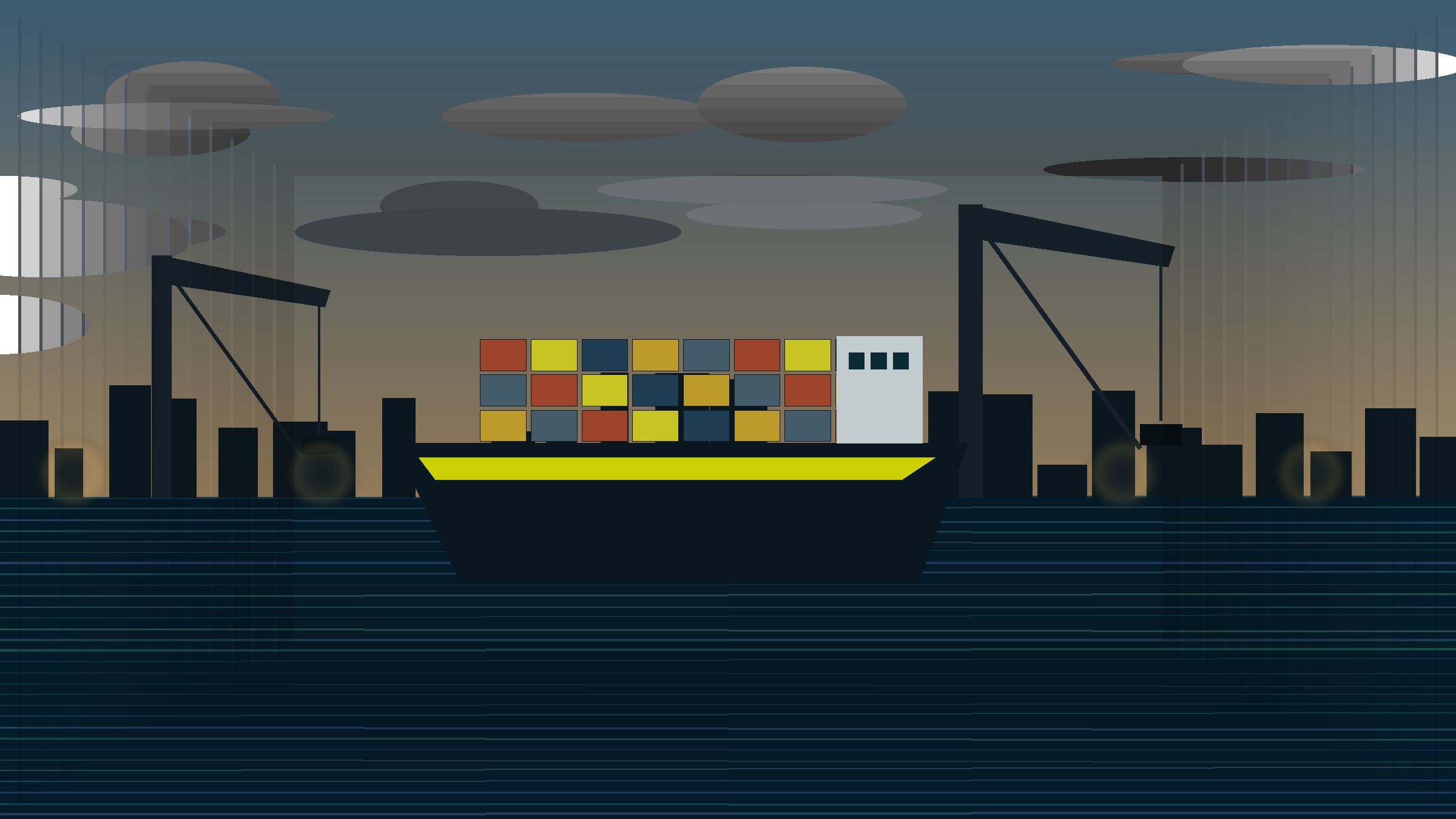 ISPS beveiligingsproces op een havenfaciliteit